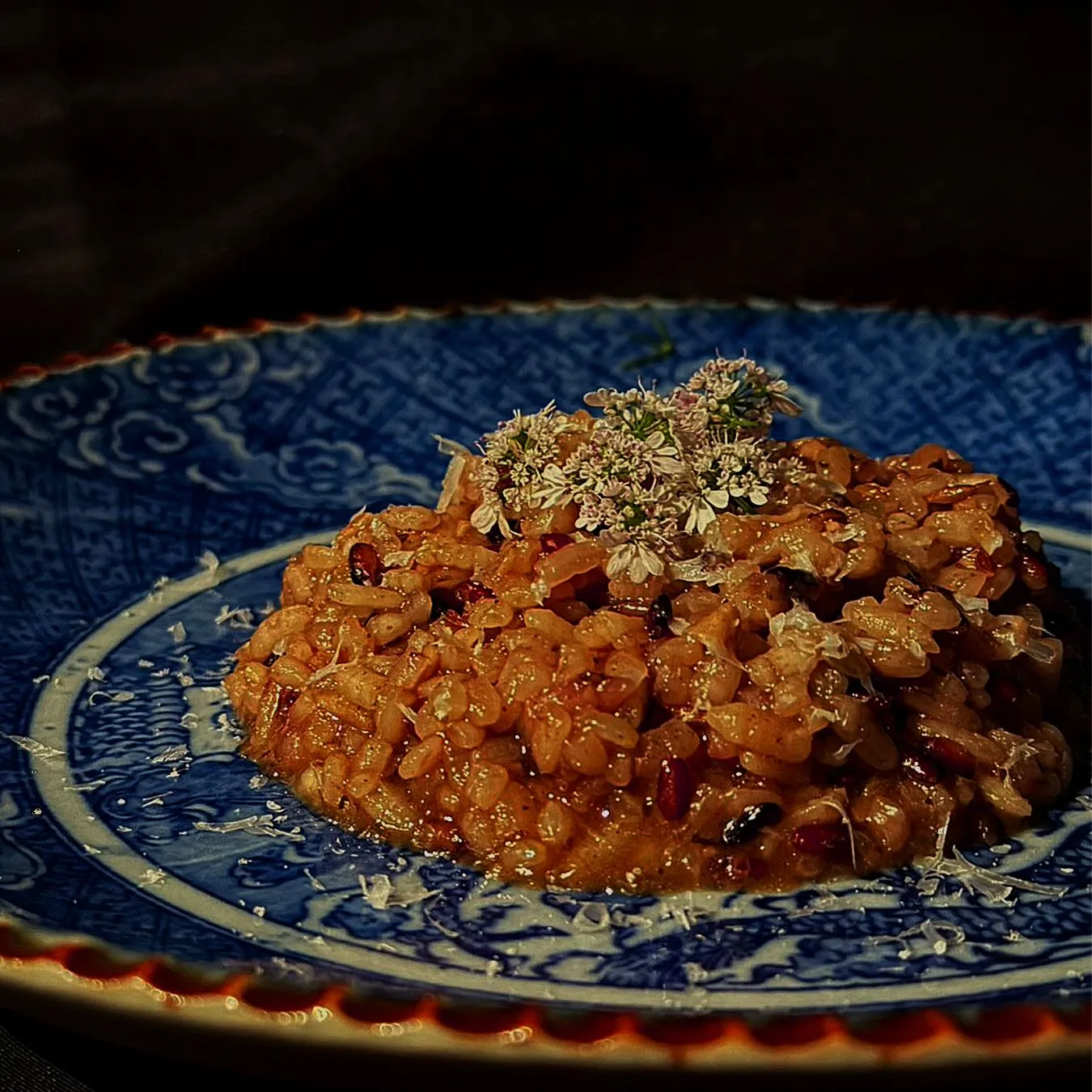 薪火で炊いた『スパイスリゾット』