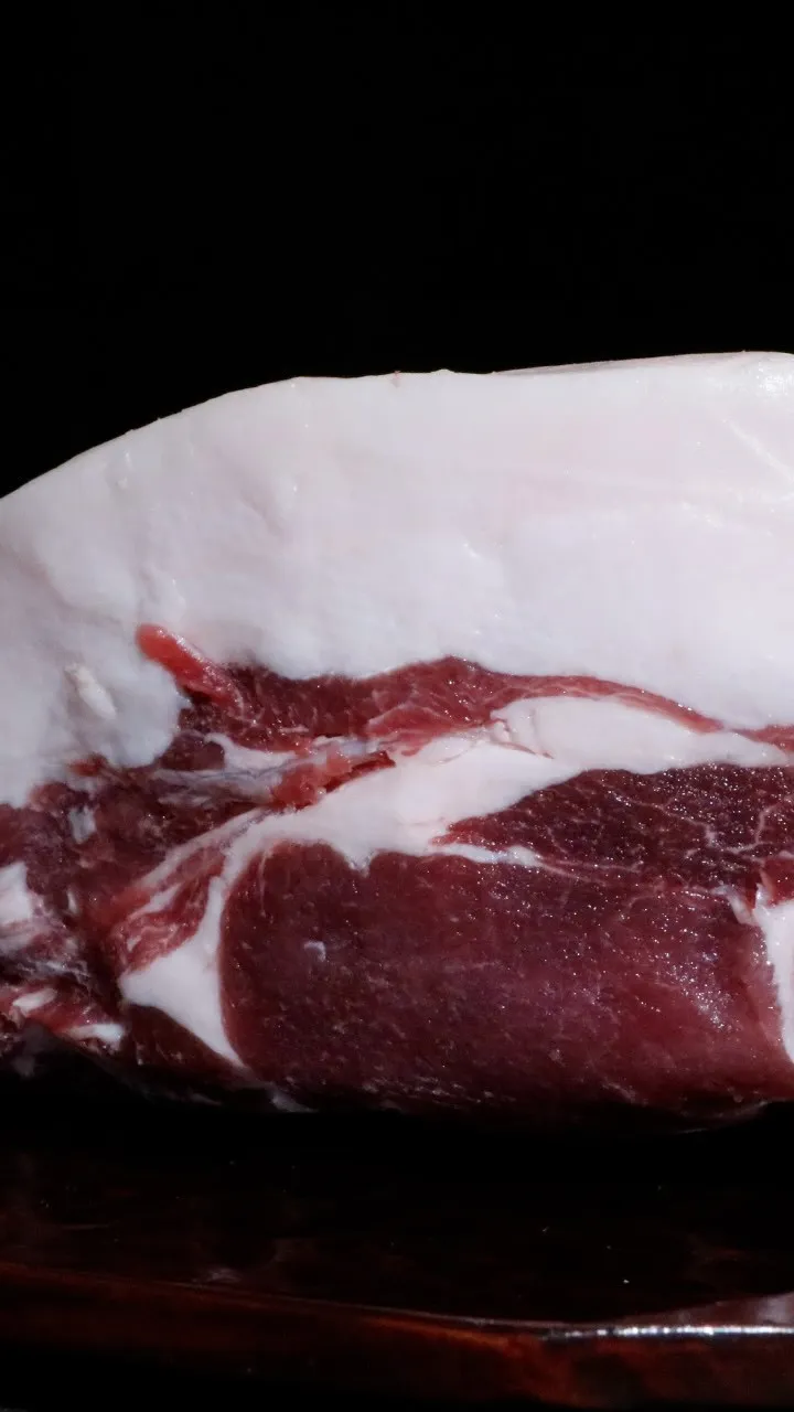 Cooking wild boar loin in a fr...